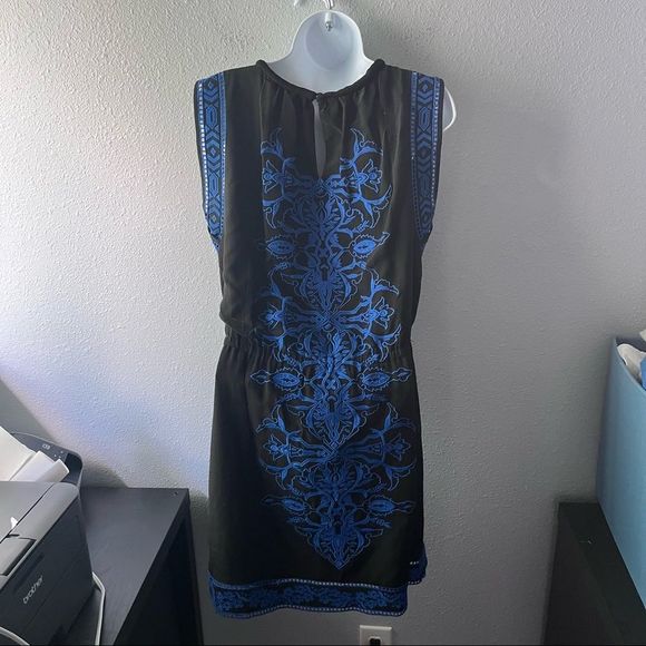 Rebecca Taylor Dress Silk Floral Embroidered - Picture 4 of 9